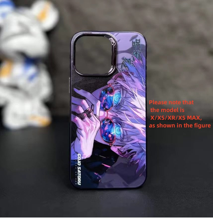 Jujutsu Kaisen Ryomen Sukuna VS Gojo Satoru Apple Mobile phone series final creative phone case anti-drop cool protective case