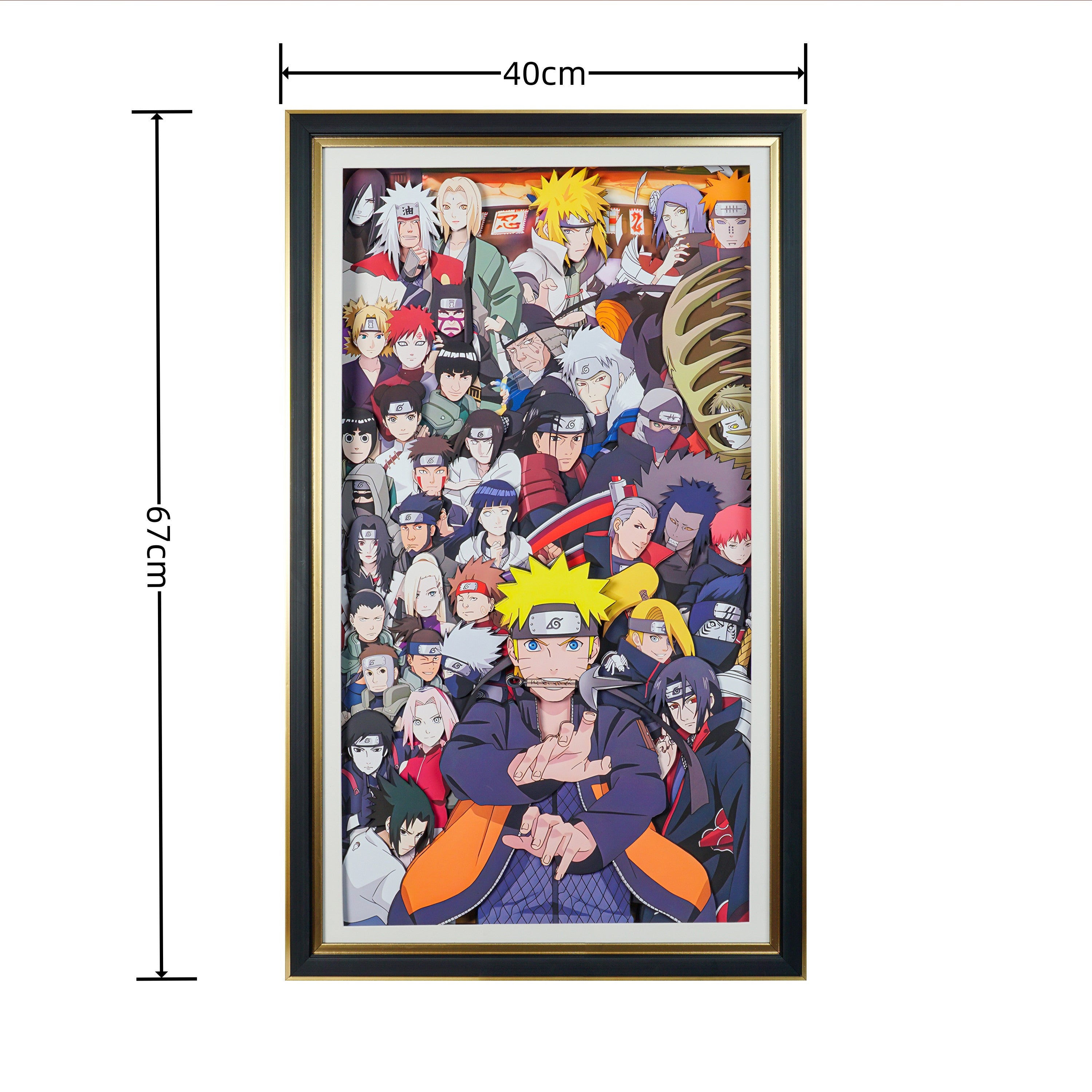 Naruto photo 3D home decoration painting - Animehouse