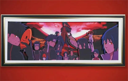 Naruto (Uchiha family) 3D home decoration painting