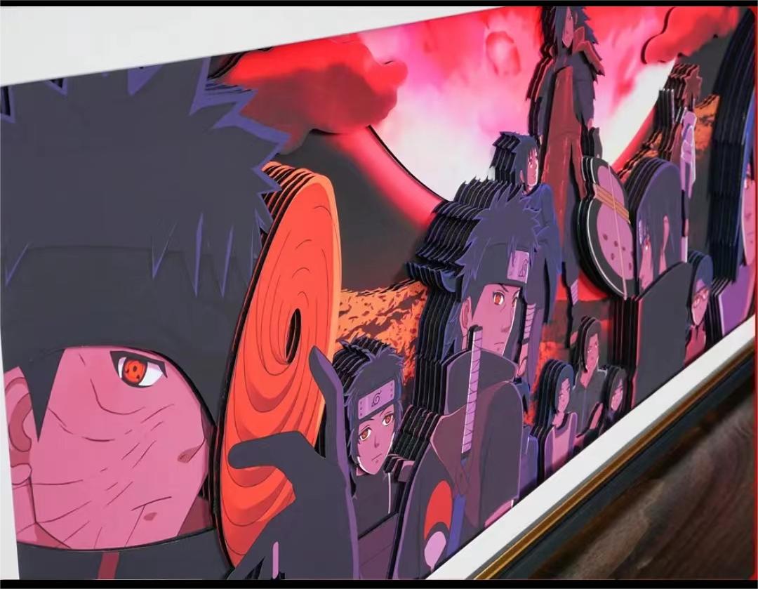 Naruto (Uchiha family) 3D home decoration painting - Animehouse