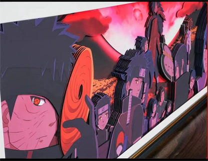 Naruto (Uchiha family) 3D home decoration painting