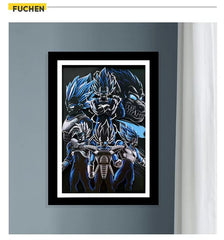 Dragon Ball (Vegeta) 3D decoration painting - Animehouse