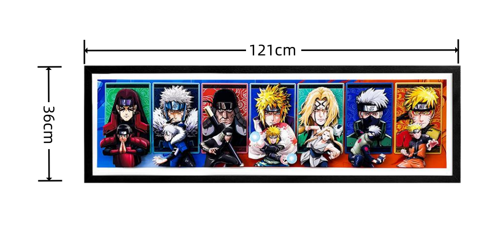 Naruto (battle mode) 3D furniture decoration painting - Animehouse