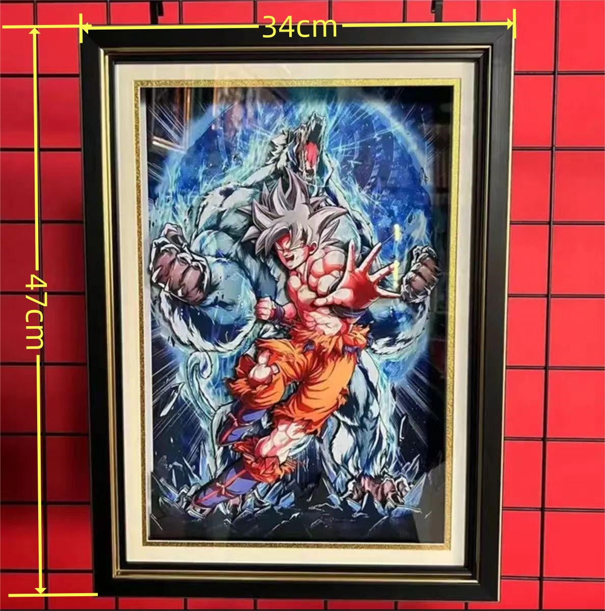 Dragon Ball Hand-painted 3D home decoration painting