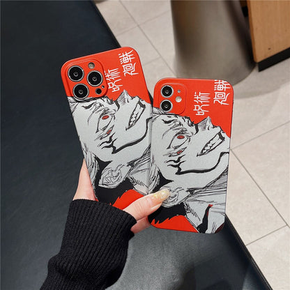 Anime Jujutsu Kaisen Ryomen Sukuna Phone Case for iphone 14 13 12 11 Pro X Xs Max XR 7 8 Plus Fashion Japan Silicon Soft Cover