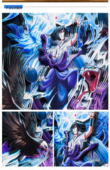 Naruto (Sasuke) 3D decorative painting - Animehouse