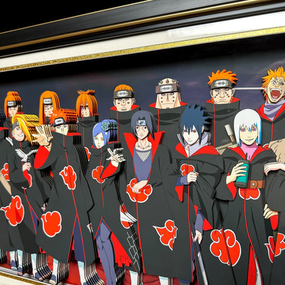 Naruto <Akatsuki> 3D hand painting
