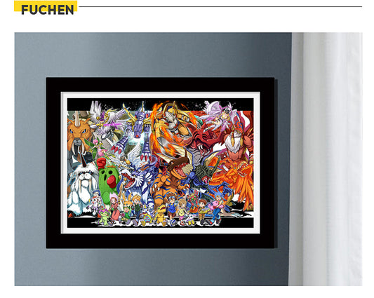Digimon 3D decorative painting