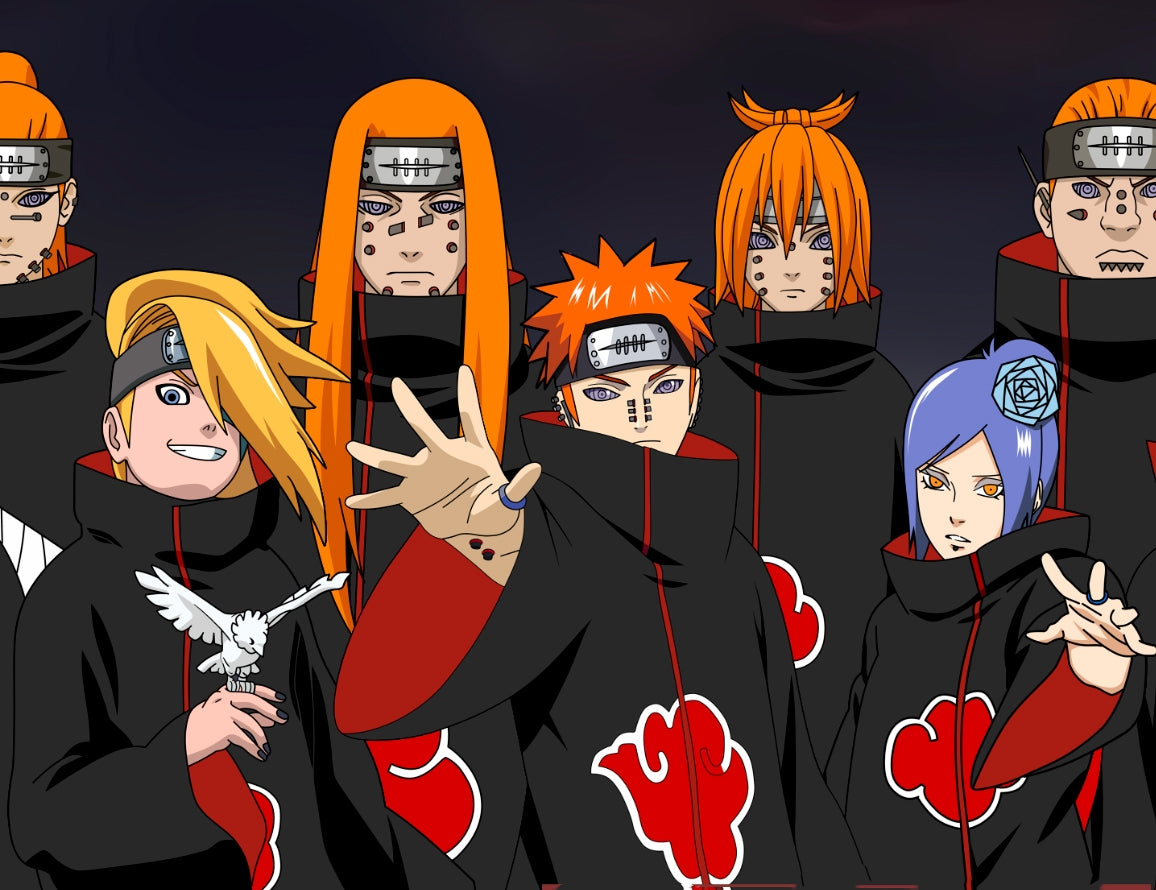 Naruto <Akatsuki> 3D hand painting - Animehouse