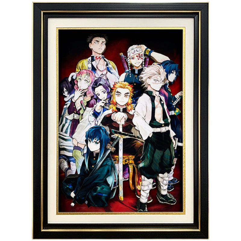 Demon Slayer 3D Decorative Painting (2) - Animehouse