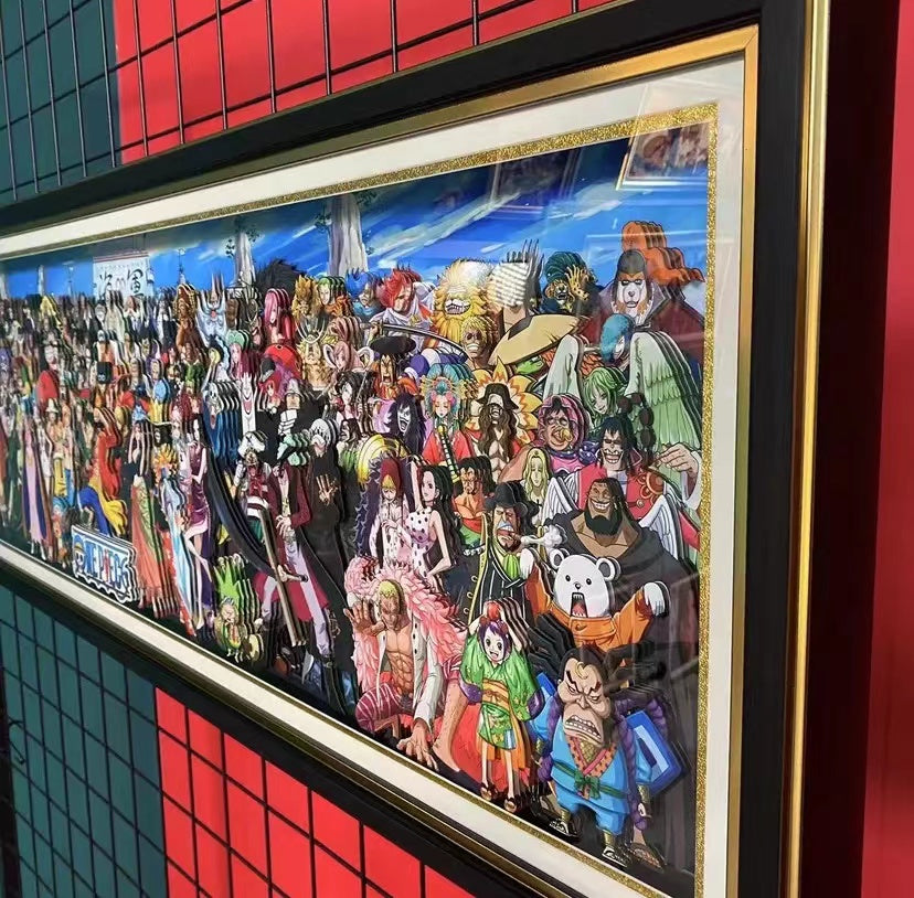 One Piece 3D handmade three-dimensional painting – Animehouse