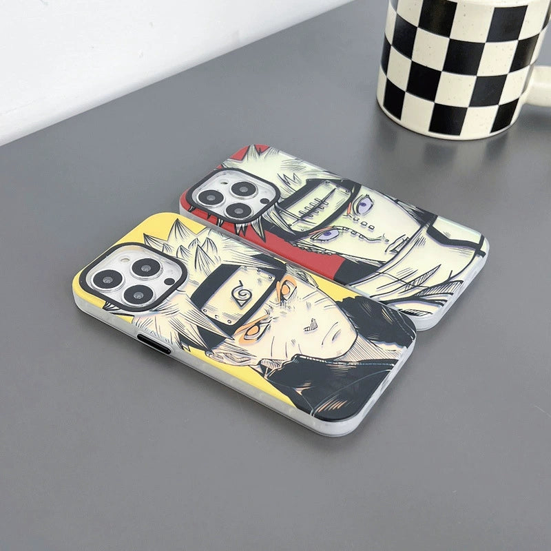 Naruto/Naruto/Kakashi/Payne Apple laser frosted mobile phone case