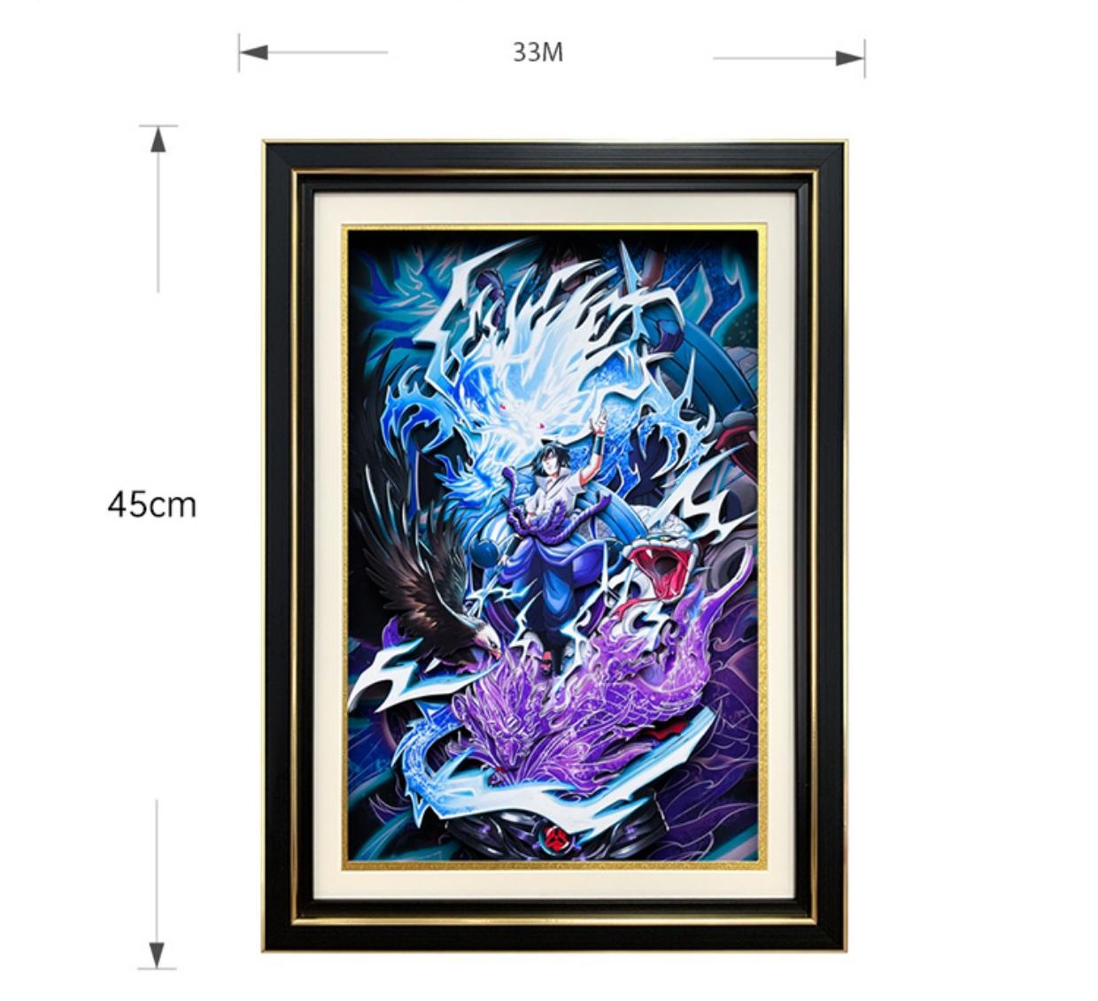 Naruto (Sasuke) 3D decorative painting - Animehouse