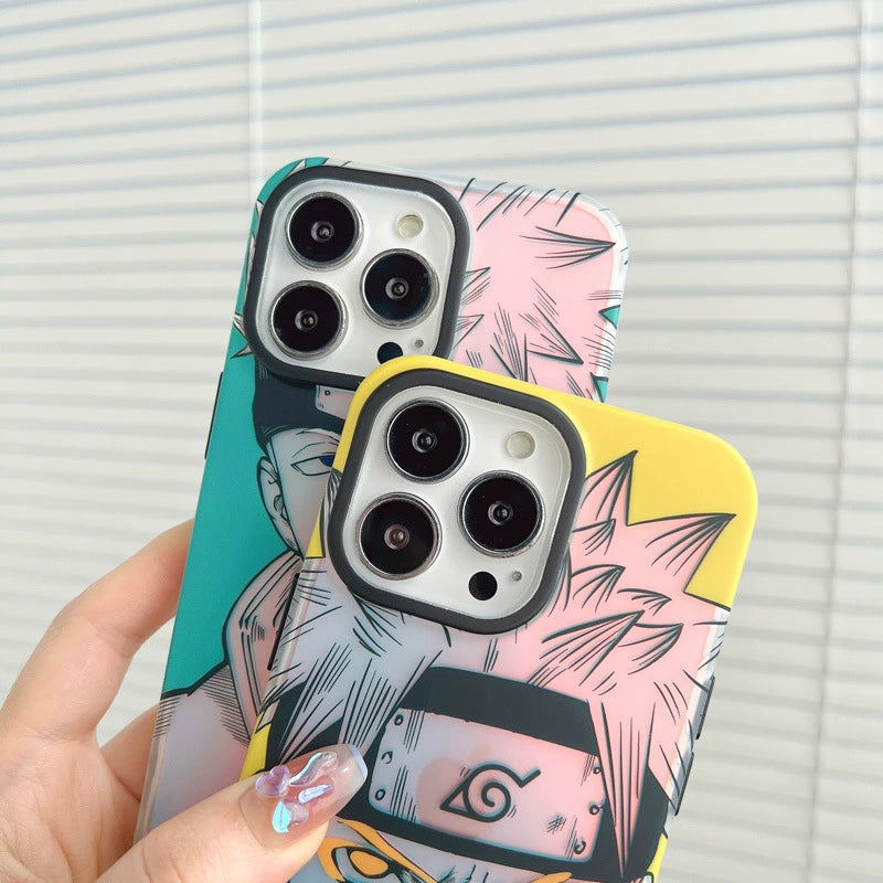 Naruto/Naruto/Kakashi/Payne Apple laser frosted mobile phone case