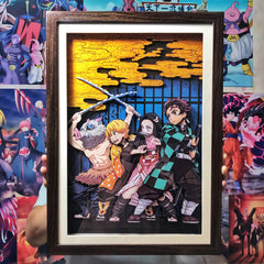 Demon Slayer（ Tanjiro） 3D decorative painting - Animehouse