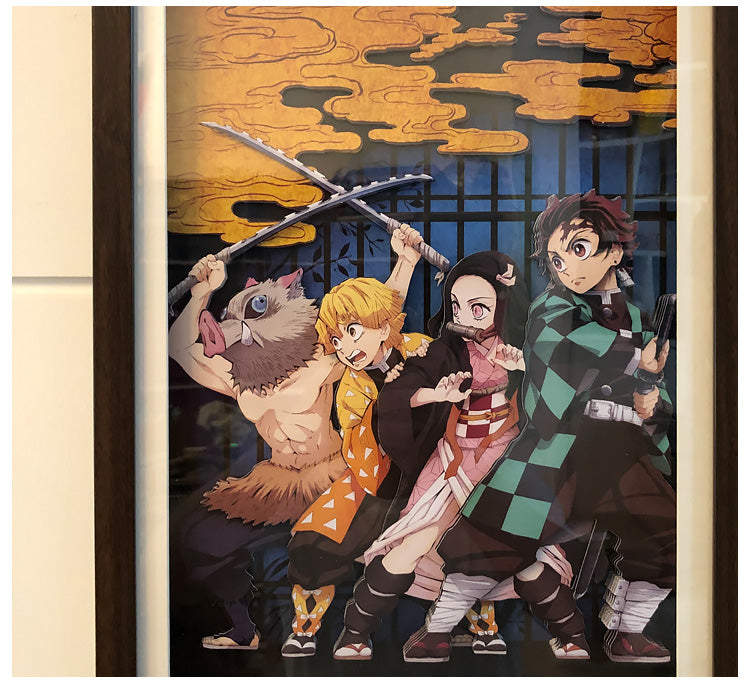 Demon Slayer（ Tanjiro） 3D decorative painting - Animehouse