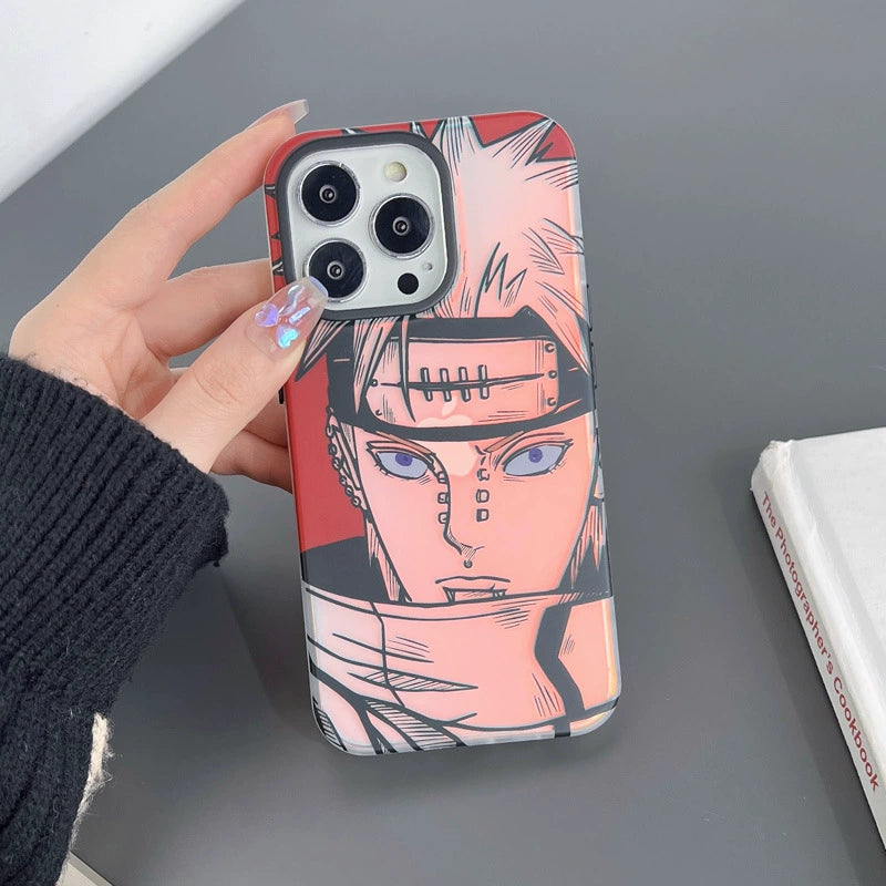 Naruto/Naruto/Kakashi/Payne Apple laser frosted mobile phone case