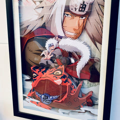 Naruto <Jiraiya> 3D hand painting - Animehouse