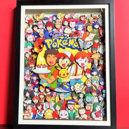 Pokémon (group photo) 3D decorative painting