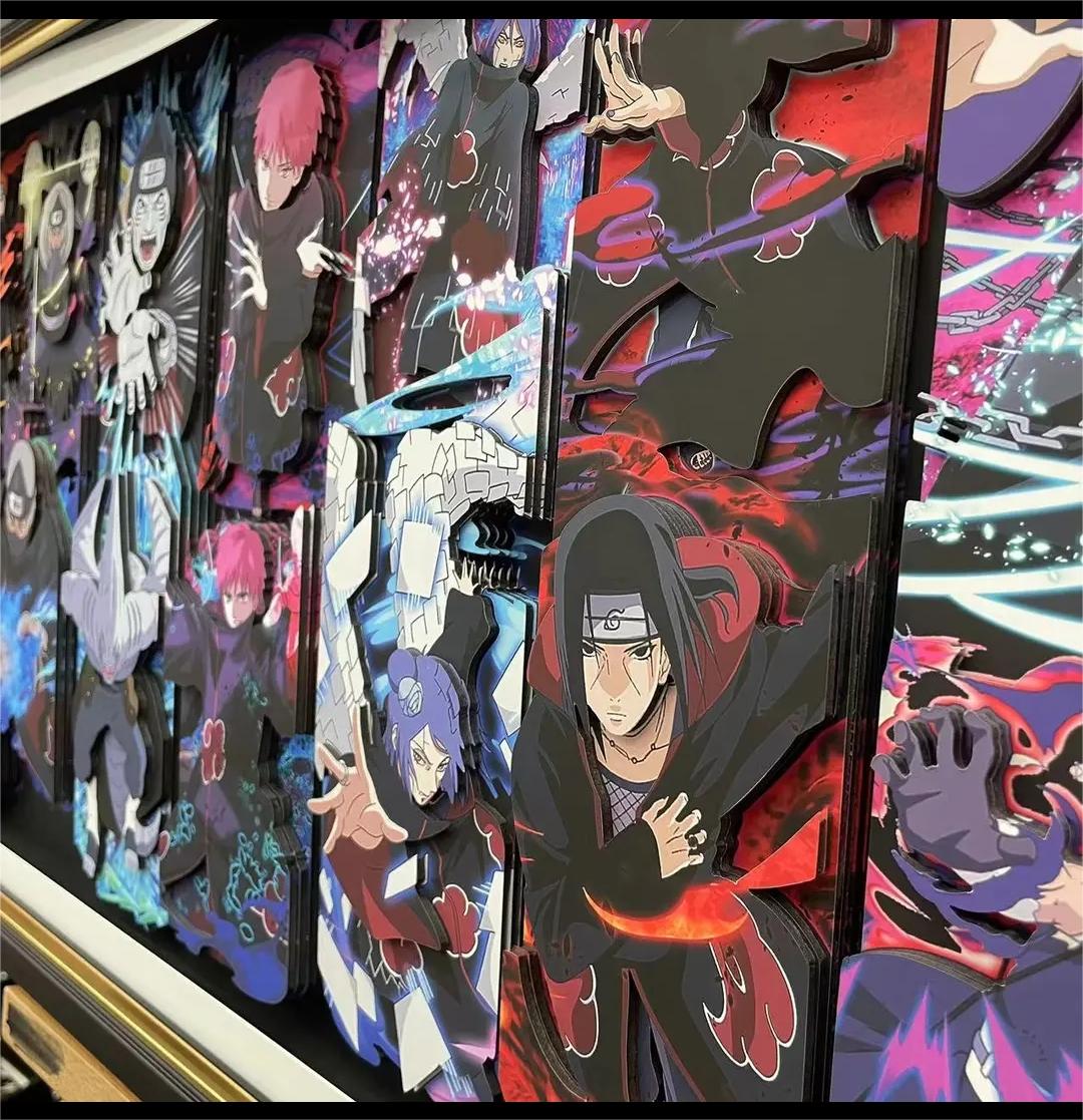 Naruto (customized by Akatsuki) 3D decorative painting - Animehouse