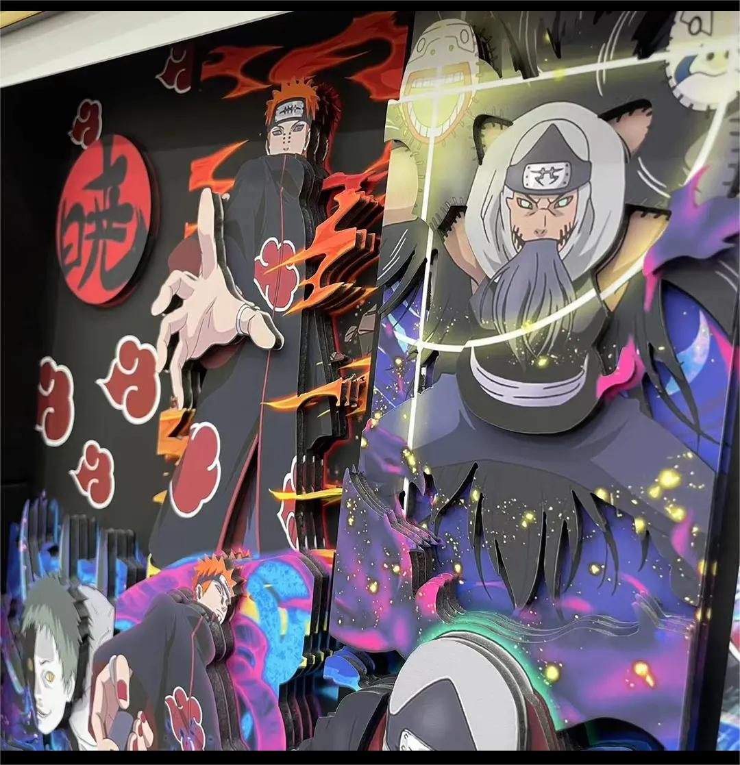 Naruto (customized by Akatsuki) 3D decorative painting - Animehouse