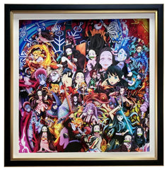 Demon Slayer super clear exquisite 3D decorative painting - Animehouse