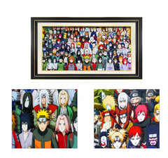 Naruto <group photo> 3D handmade decorative painting - Animehouse