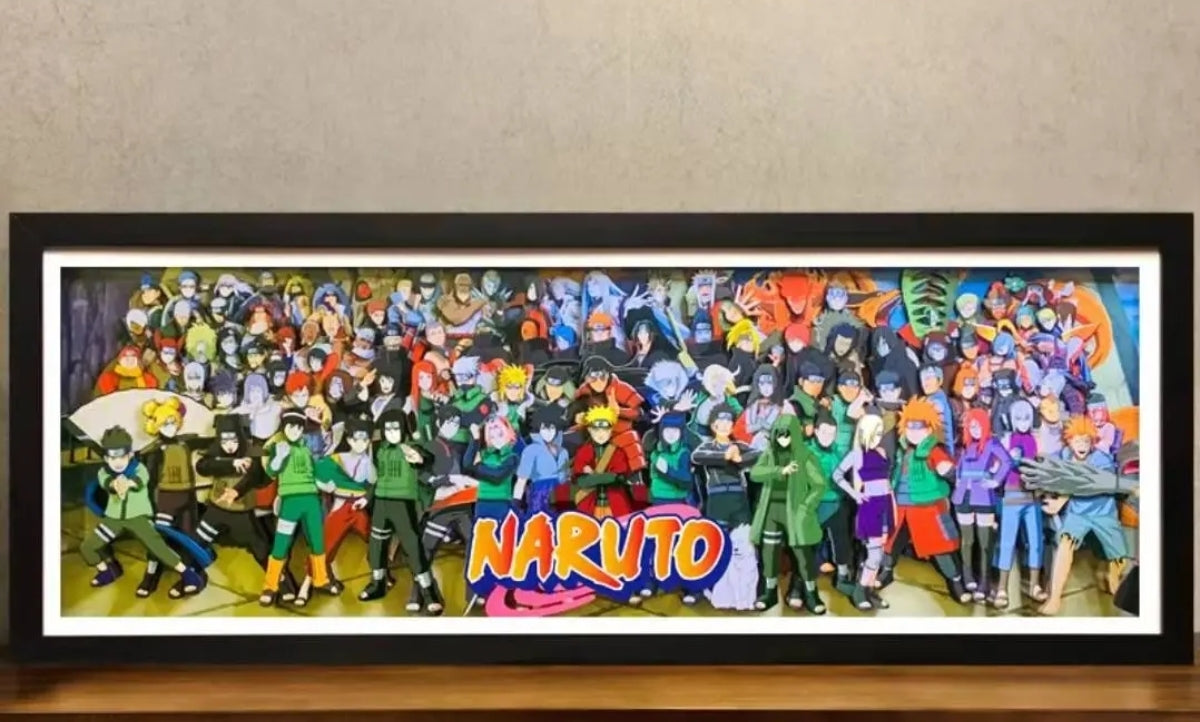 Naruto <group photo> 3D hand-painted - Animehouse