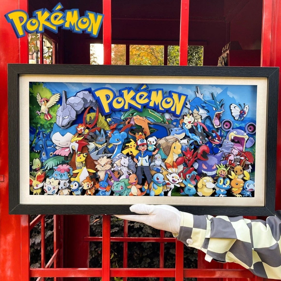 Pokémon <group photo> 3D hand painting