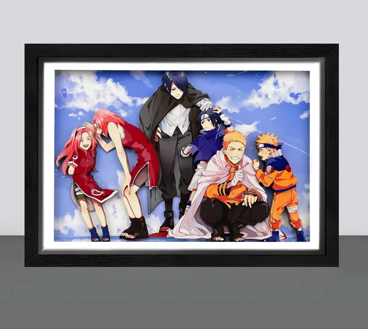 Anime Canvas Poster Picture With Frame Hanging Scroll Wall Art Painting  Home Bedroom Decoration Gift | Lazada