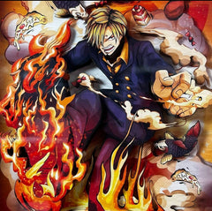 One Piece <Sanji> 3D handmade decorative painting - Animehouse