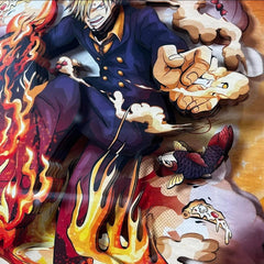 One Piece <Sanji> 3D handmade decorative painting - Animehouse