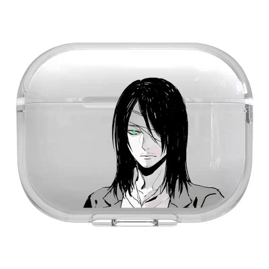 The attack Giant Adult Allen applies airpodspro2 protective case to Apple 3 Bluetooth headphone case Anime 1/2 Generation Transparent soft shell