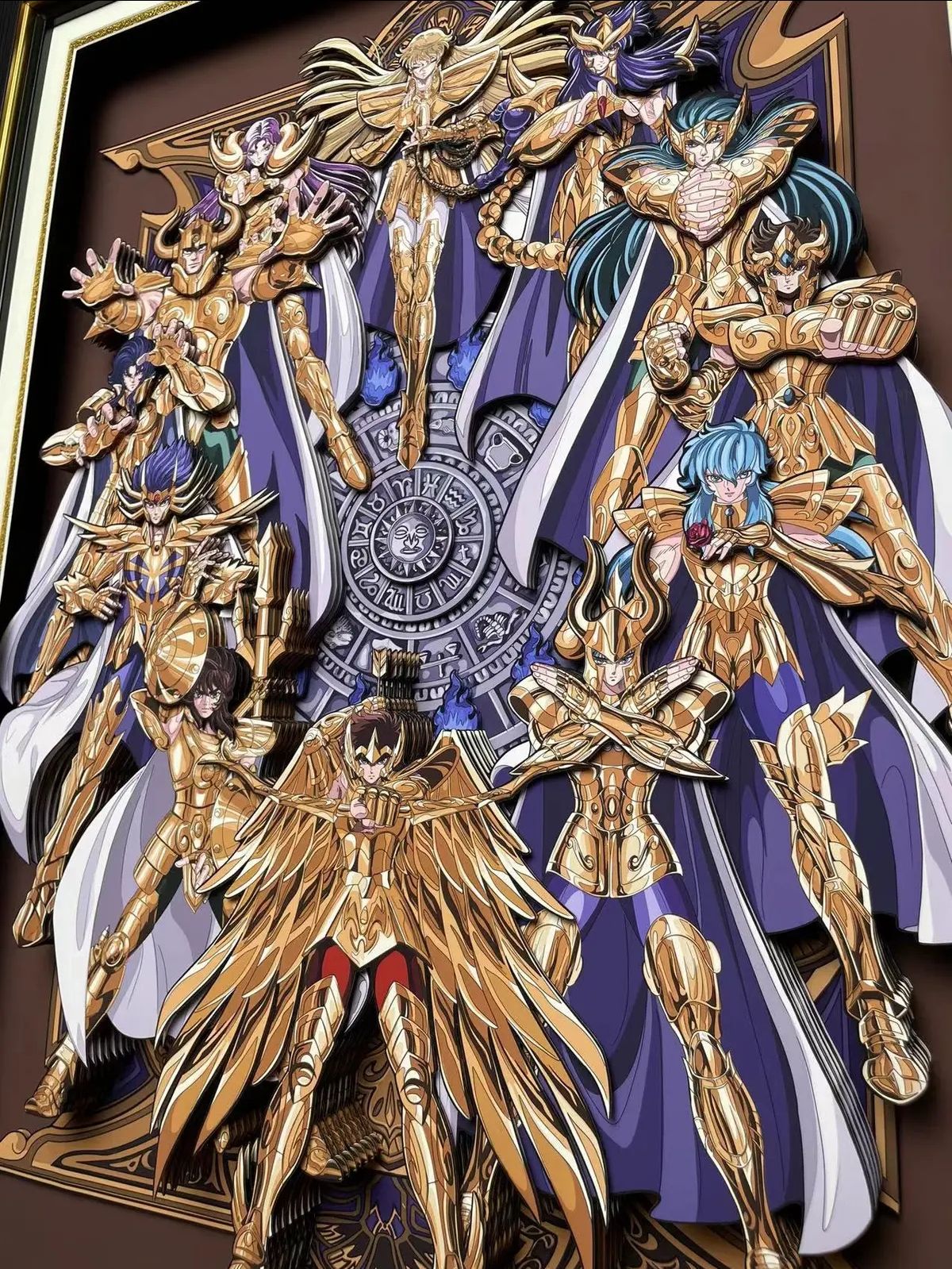 Saint Seiya 3D hand-painted three-dimensional painting - Animehouse