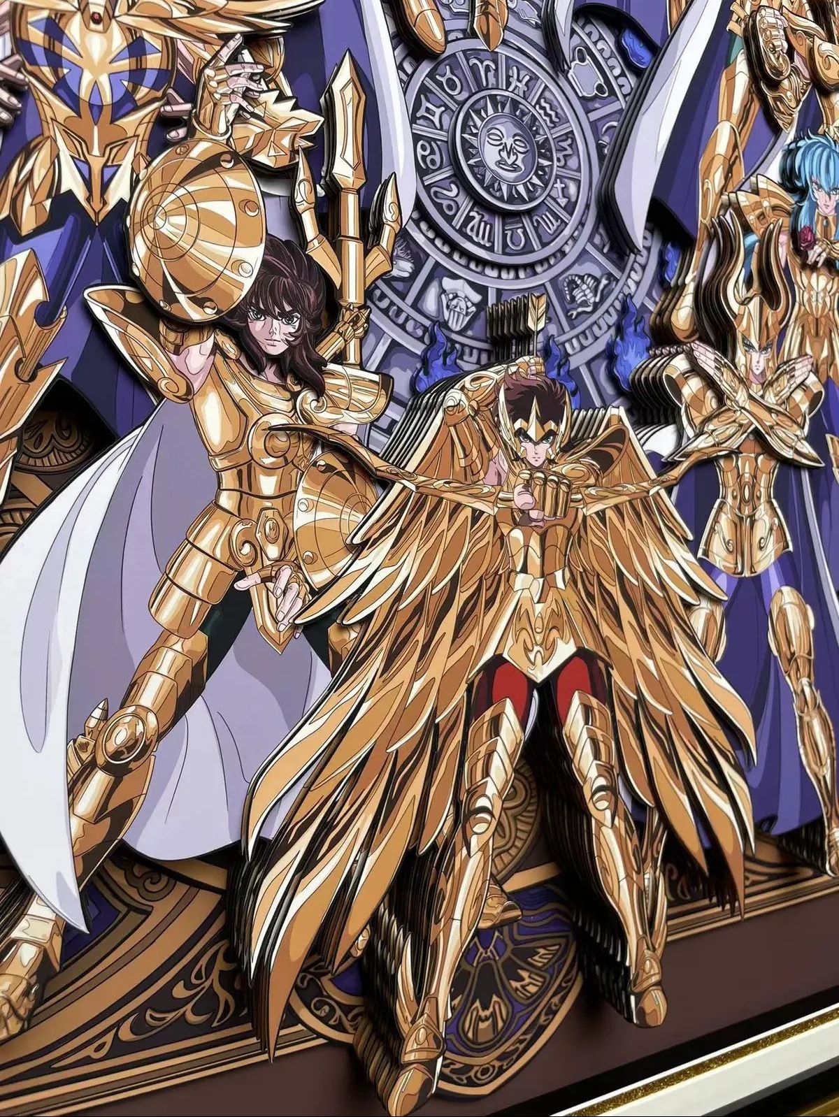 Saint Seiya 3D hand-painted three-dimensional painting - Animehouse