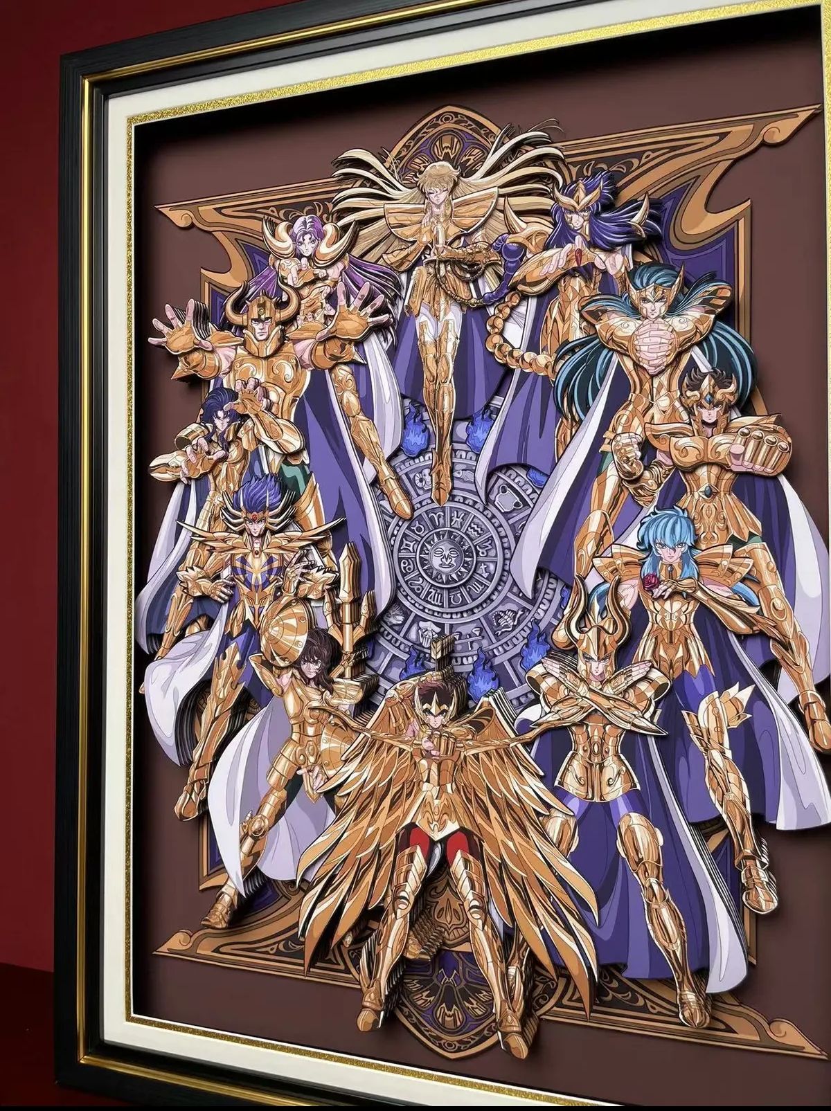 Saint Seiya 3D hand-painted three-dimensional painting - Animehouse